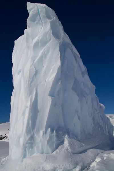 Tip of the iceberg in Antarctic waters frozen winter day — Stock Photo, Image