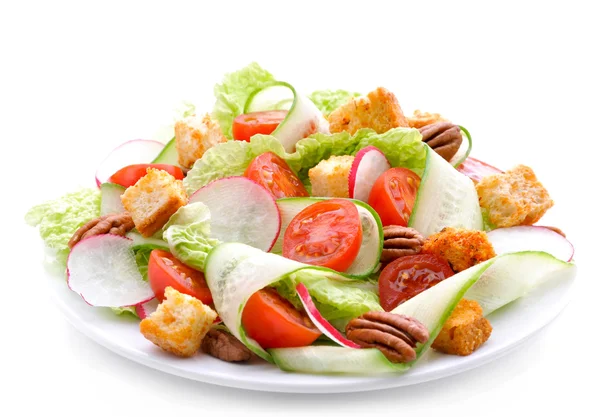 Friss salátával. Egészséges táplálkozás, diéta táplálkozás. — Stock Fotó