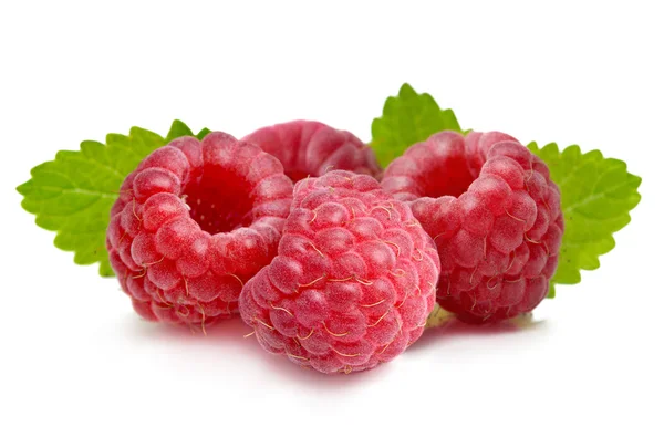 Sweet raspberry isolated on white background. — Stock Photo, Image