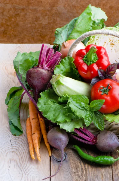 Différentes sortes de légumes . — Photo