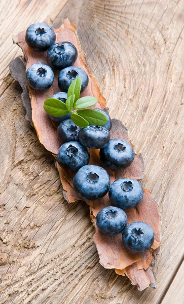 Blueberry.Healthy comer frutas frescas . — Fotografia de Stock