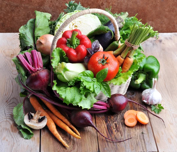 Diferentes tipos de verduras . — Foto de Stock