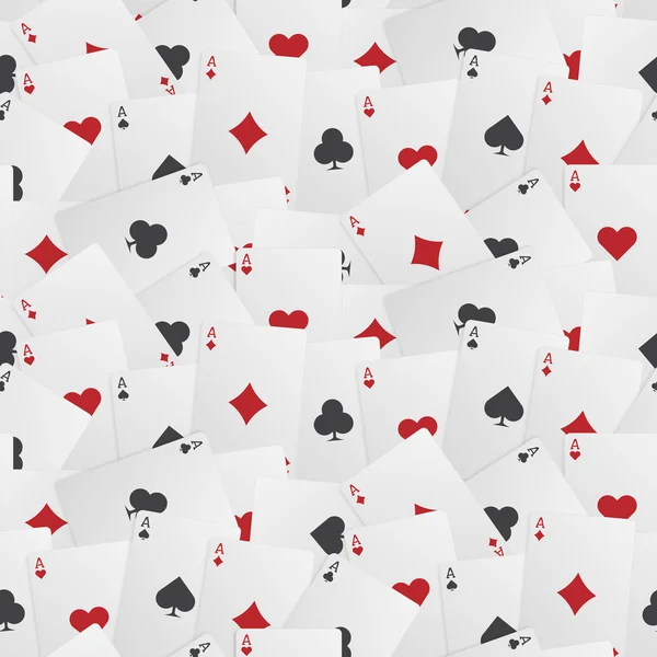 Seamless Playing Card Background — Stock Vector