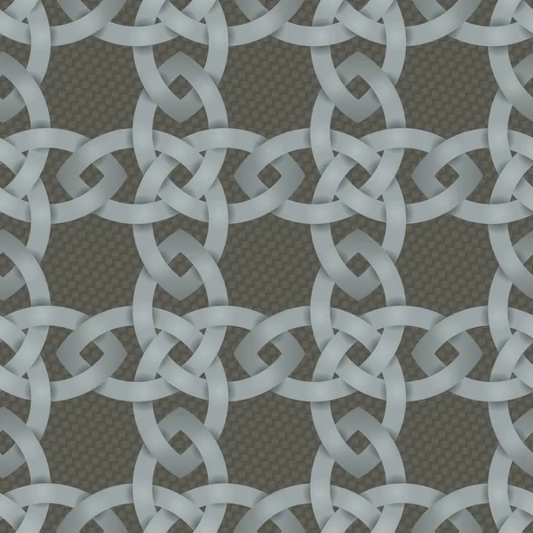 Celtic knotwork fundo sem costura — Vetor de Stock