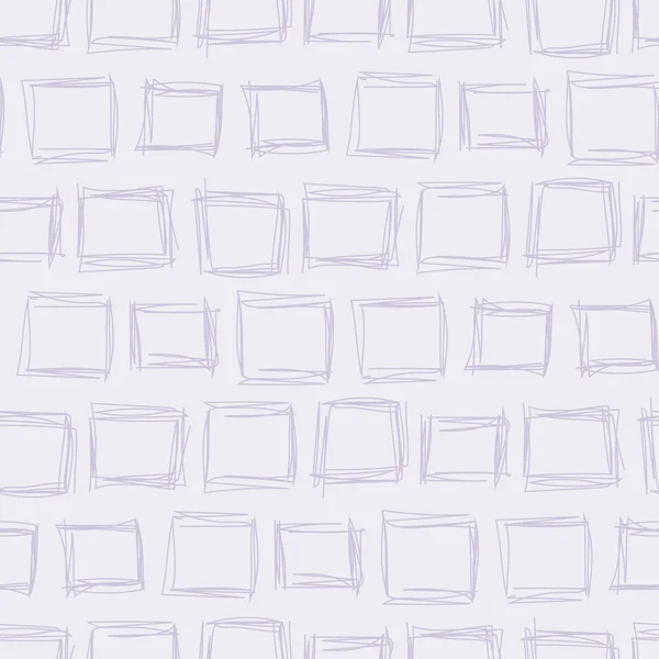 Sömlös Scribble Square bakgrund — Stock vektor