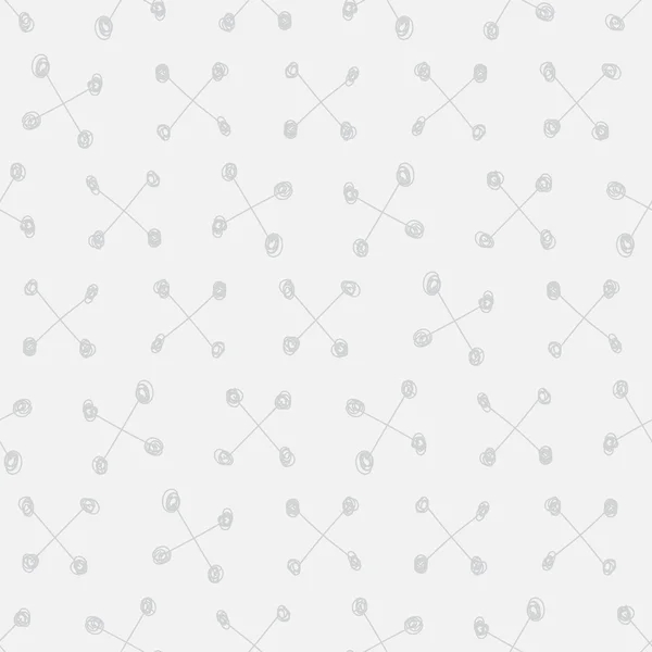 Scribble sans couture fond croisé — Image vectorielle