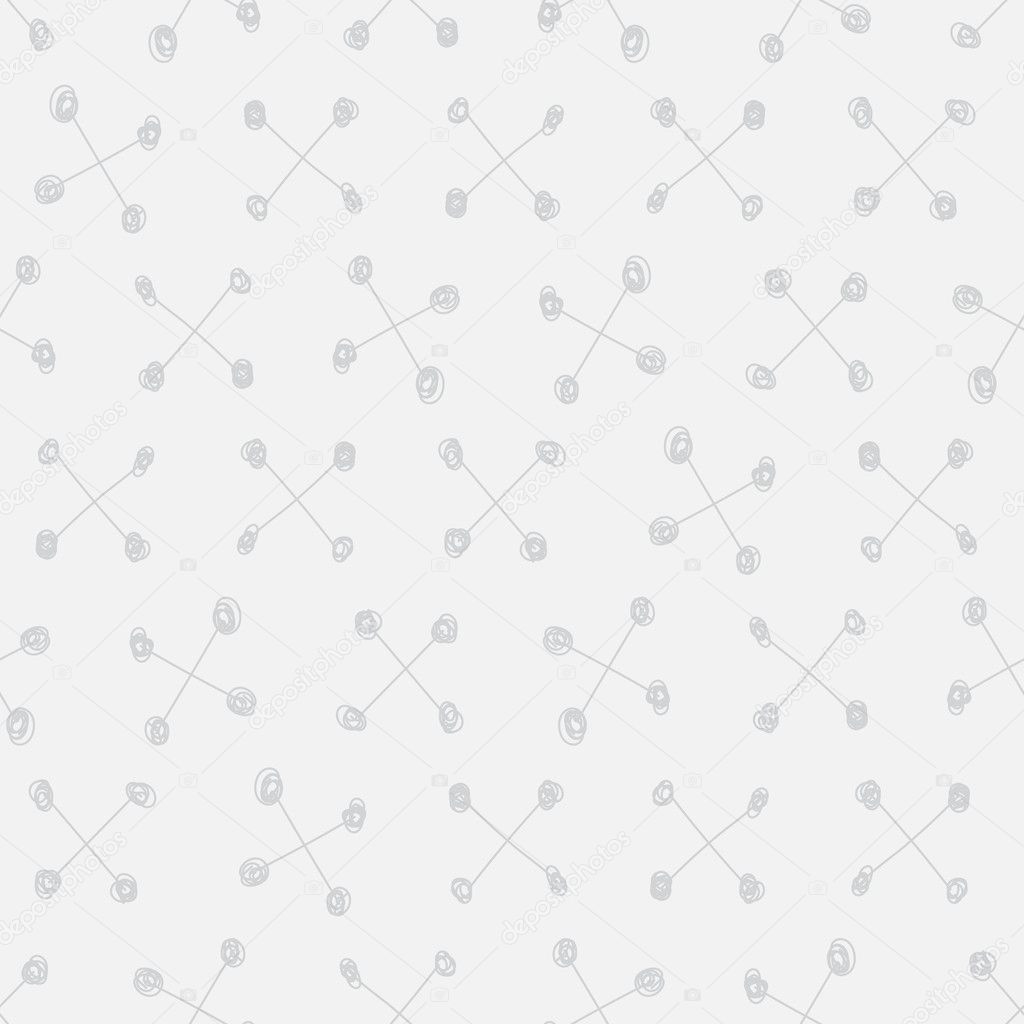 Seamless Scribble Cross Background