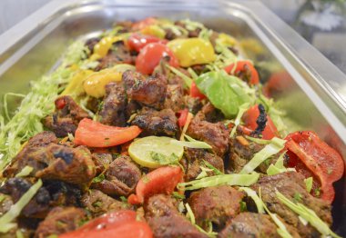 Dana Tandır kebap et bir Hint Restoran açık büfe