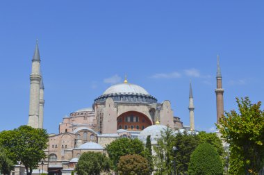 Ayasofya manzarasına sophia istanbul Türkiye