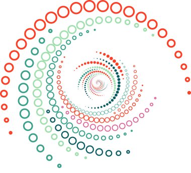 girdap noktası, tasarım kasırgası, soyut renk girdabı