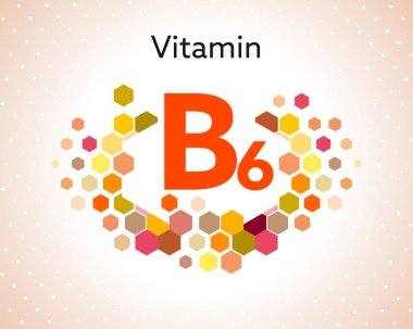 B6 vitamini, B6 vitamini, vitamin kompleksi simgesi 