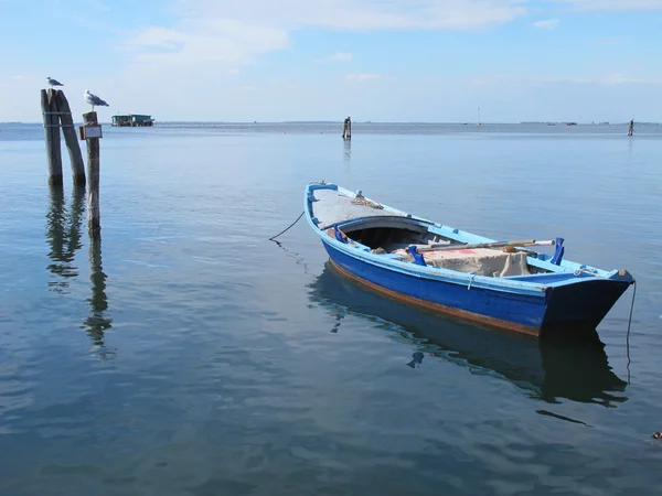 Pequeño bote de remos — Foto de Stock