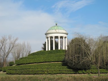 Parkta Querini Vicenza (İtalya kamu bahçeleri küçük Tapınağı)