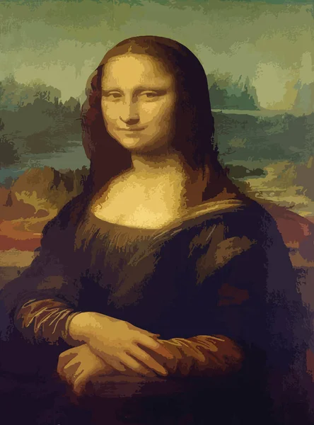 Monalisa Leonardo Vinci — Zdjęcie stockowe