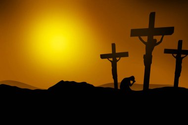 Bakire Meryem İsa 'nın çarmıhında