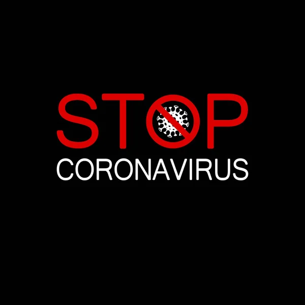 Coronavirus Durdur Izole Edilmiş Arkaplan — Stok fotoğraf