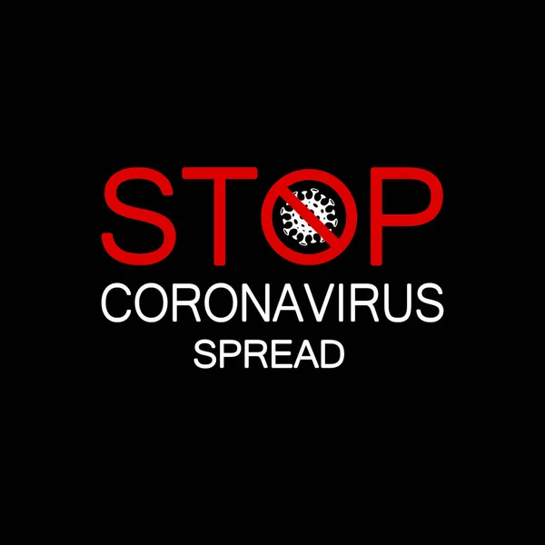 Coronavirus Durdurun Dağılın — Stok fotoğraf