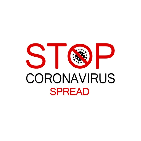 Coronavirus Durdurun Dağılın — Stok fotoğraf