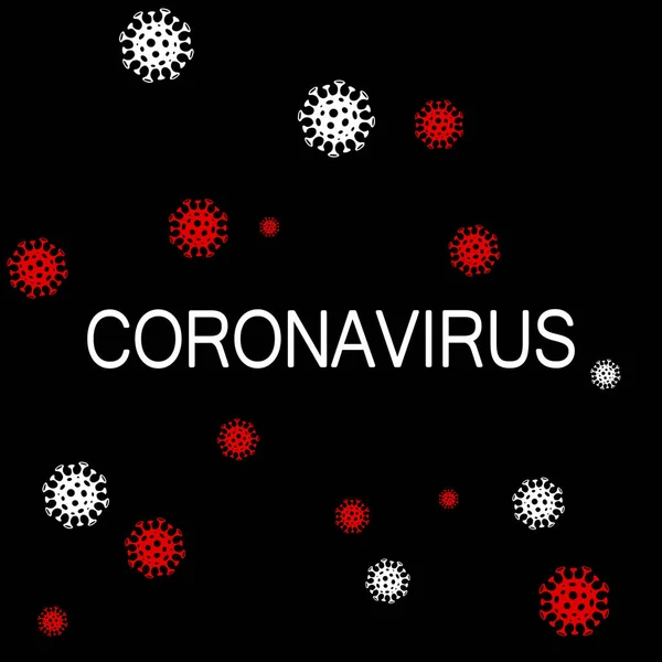 Kronavirová Covid Ilustrace — Stock fotografie