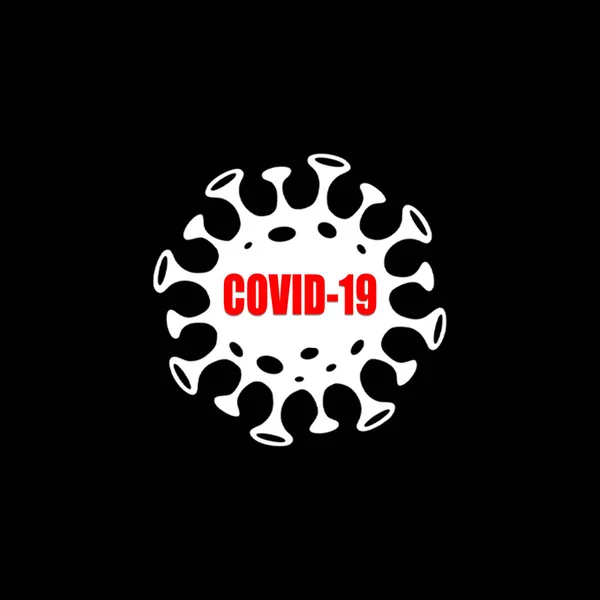 Coronavirus Covid Illustratie — Stockfoto