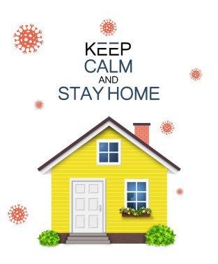 Sakin olun ve evinizde kalın, covid-19, coronavirüs