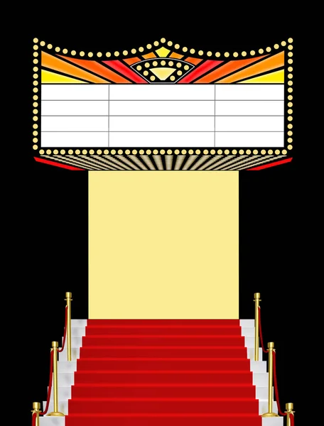 Theater Marquee Scene Sign