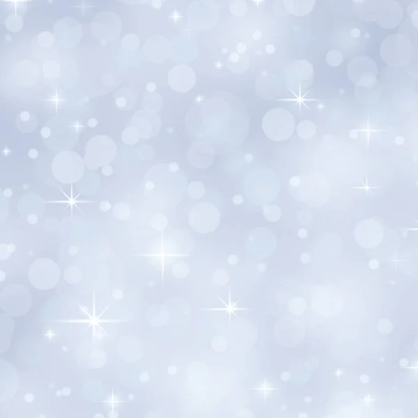 银白色的雪花飘落在冬季圣诞节的背景下 — 图库照片