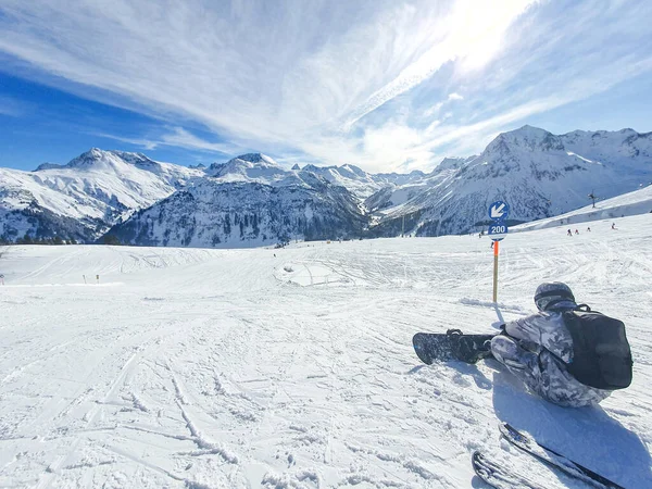 Deportes Esquí Nieve Montaña —  Fotos de Stock