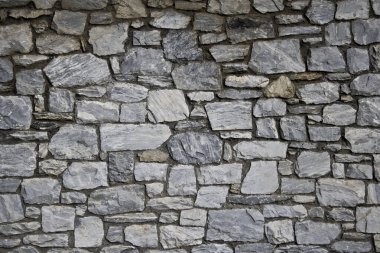 Bir evin kırsal kayalık duvarları