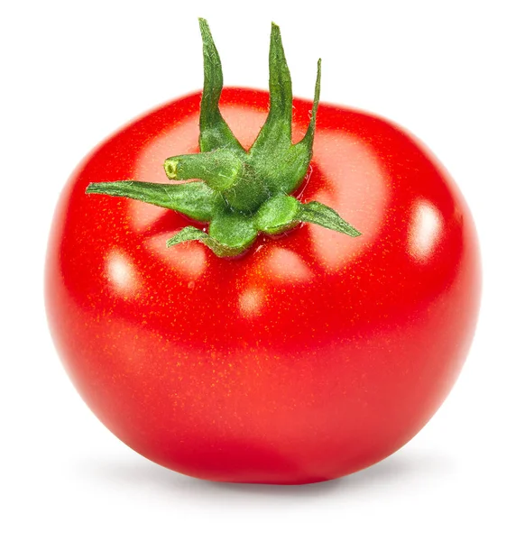 배경에는 토마토 분리되어 있습니다 — 스톡 사진