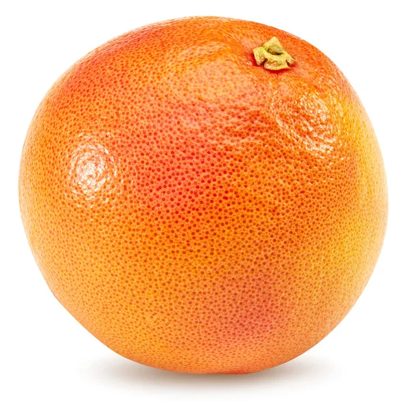 Beyaz arka planda izole edilmiş greyfurt. Tam alan derinliği. kırpma yolu