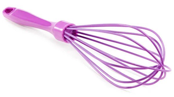 Violette Ballon Garde Voor Het Mengen Voor Het Koken Knippad — Stockfoto