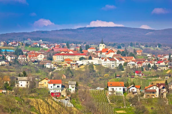 Település Sveti Ivan Zelina — Stock Fotó