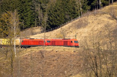 Avusturyalı Demiryolları Obb tren doğada