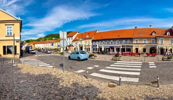 Stary kamień steets Samobor — Zdjęcie stockowe