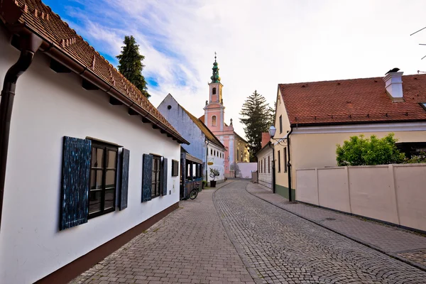 Varaždin görünümü şehrin sokakları — Stok fotoğraf