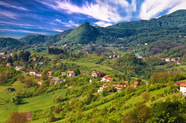 Samobor hills Pictoresque peyzaj