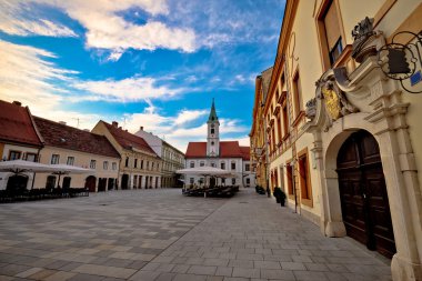 Varaždin Barok mimarinin şehir merkezi