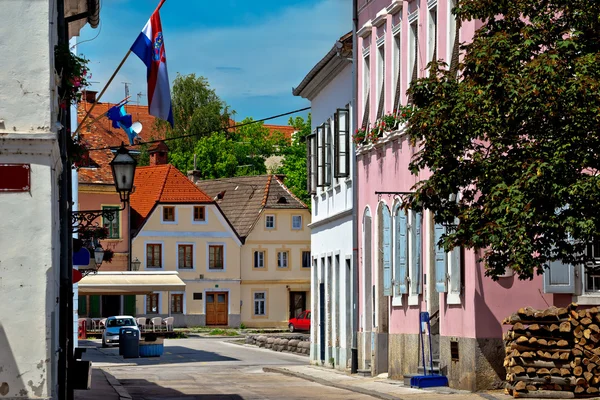Ulice starego miasta Karlovac — Zdjęcie stockowe