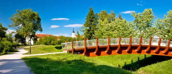 Town of Jastrebarsko park view — Stock Photo, Image