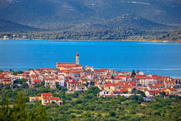 Historic town of Betina skyline view — Stock Photo, Image