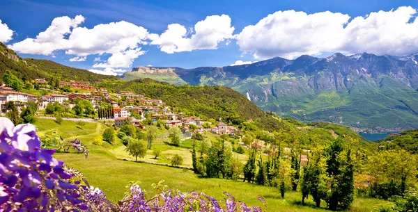 Idylliska Byn Vesio Dolomiterna Alperna Ovanför Limone Sul Garda Regionen — Stockfoto