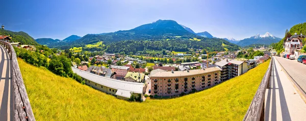 Berchtesgaden Város Alpesi Tájkép Bajorország Régió Németország — Stock Fotó