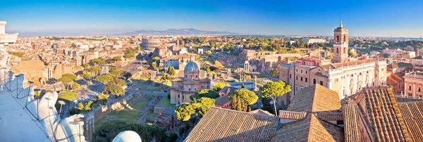 Ciudad Eterna Roma Monumentos Históricos Vista Panorámica Capital Ital — Foto de Stock