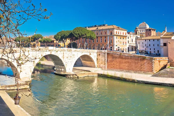 Eternal City Rome Tiber River Island Rome Panoramic View Capital — Stock Photo, Image