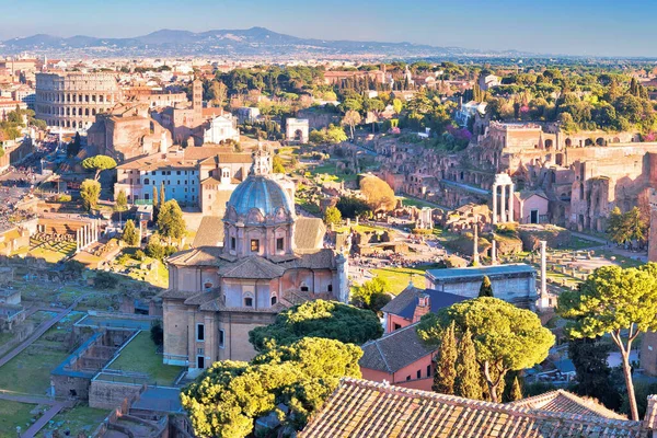 Città Eterna Roma Monumenti Storici Vista Panoramica Capitale Dell Ital — Foto Stock