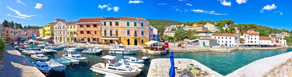 Île Losinj Veli Losinj Port Architecture Colorée Vue Panoramique Archipel — Photo