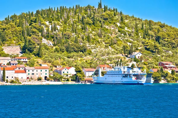 Zadar Archipelago Small Island Osljak Ferry Port Waterfront View Zadar — Stock Photo, Image