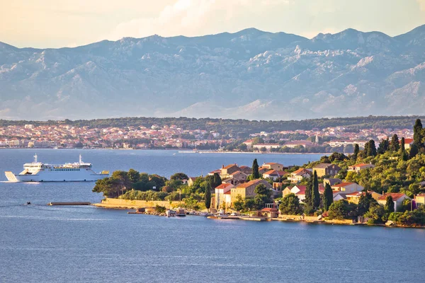 Archipiélago Zadar Pequeña Isla Osljak Vista Ciudad Zadar Archipiélago Región —  Fotos de Stock