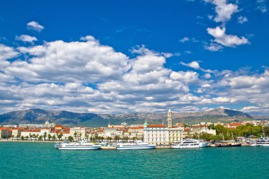 Historic city of Split waterfront view, Dalmatia region of Croatia